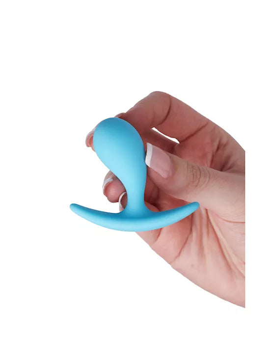 Little bend - Small Curved Silicone Butt Plug