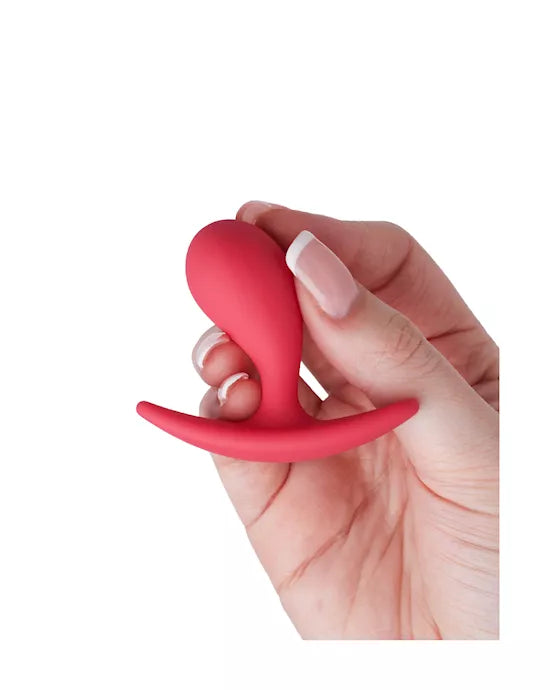 Little bend - Small Curved Silicone Butt Plug