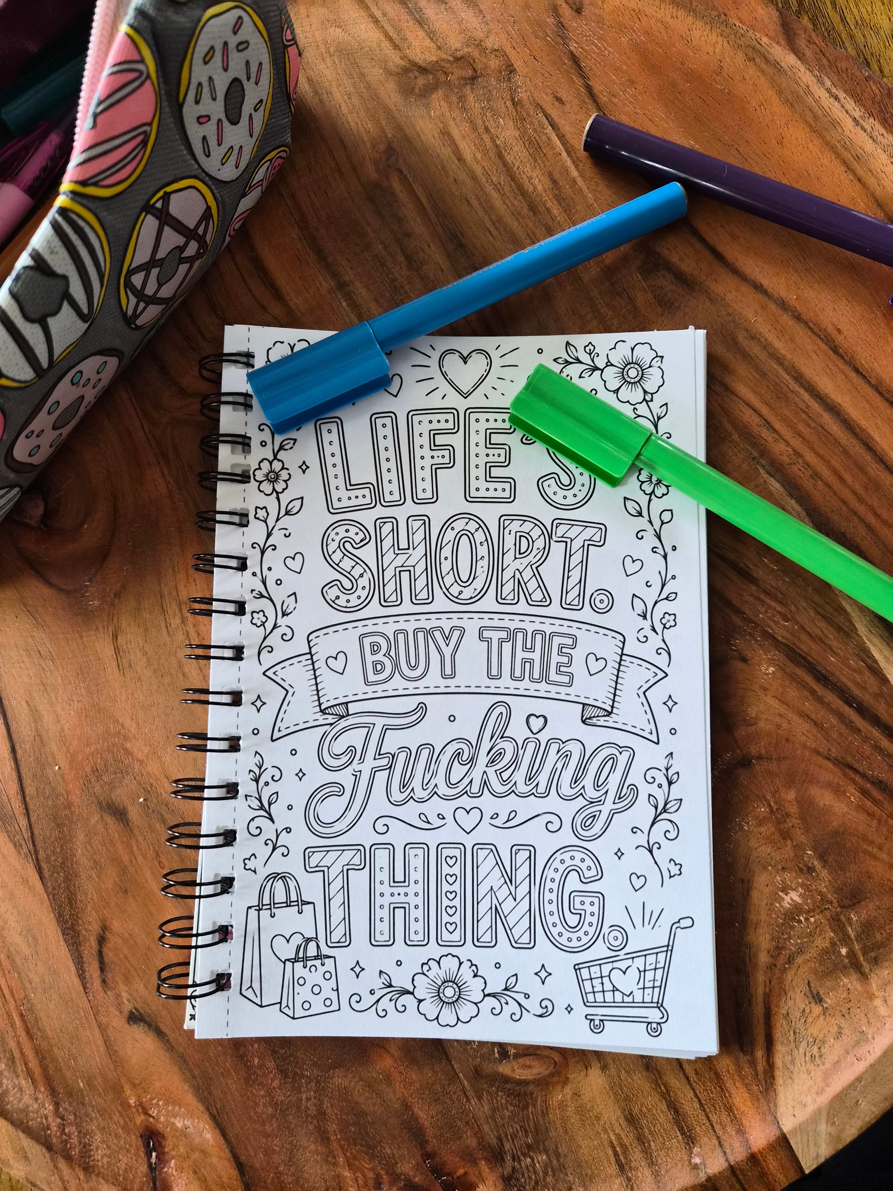 Sweary Adult Colouring Book