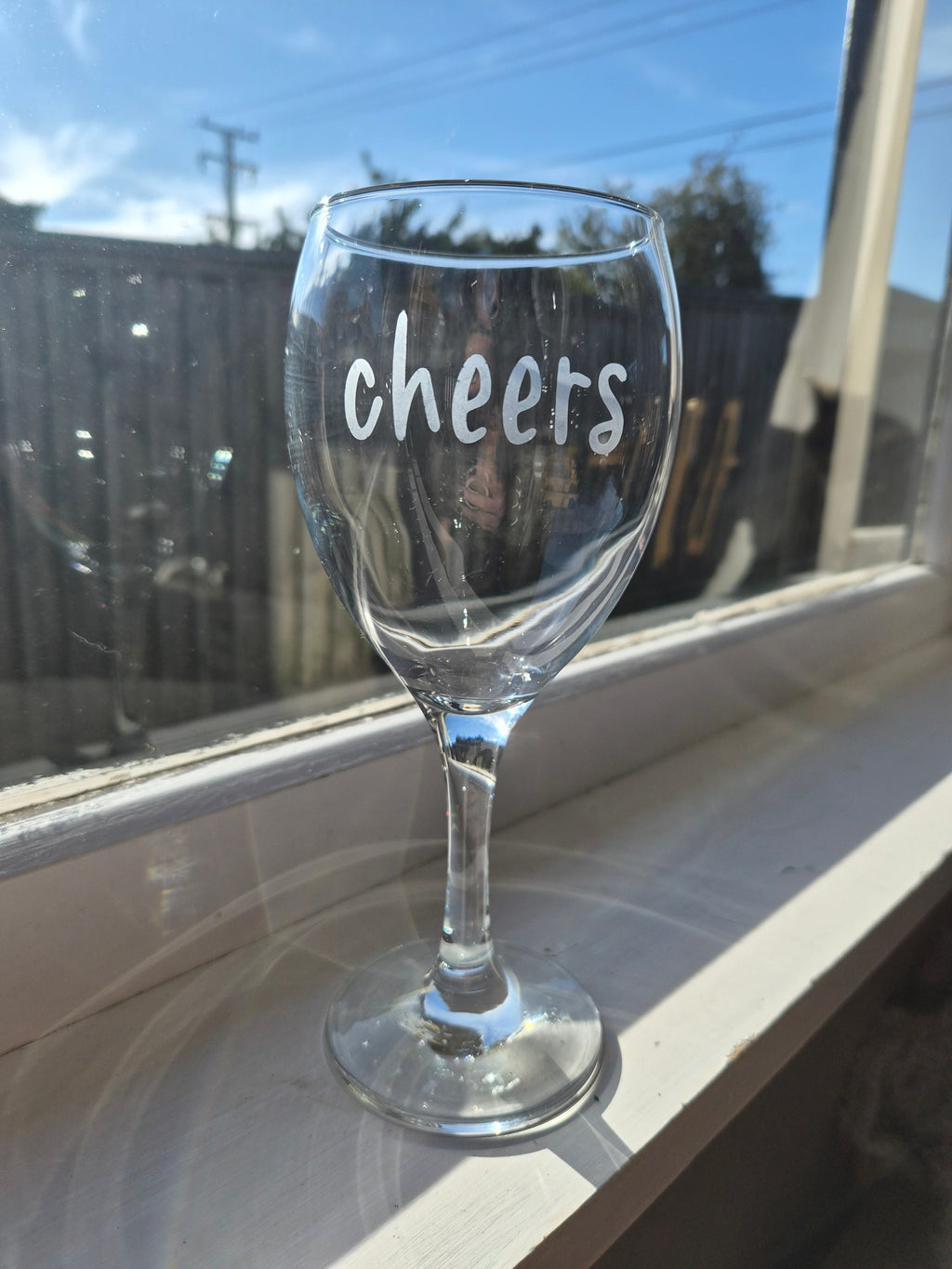 Etched Wine Glasses