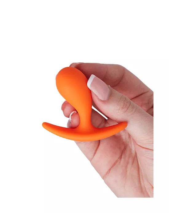 Little bend - Small Curved Silicone Butt Plug
